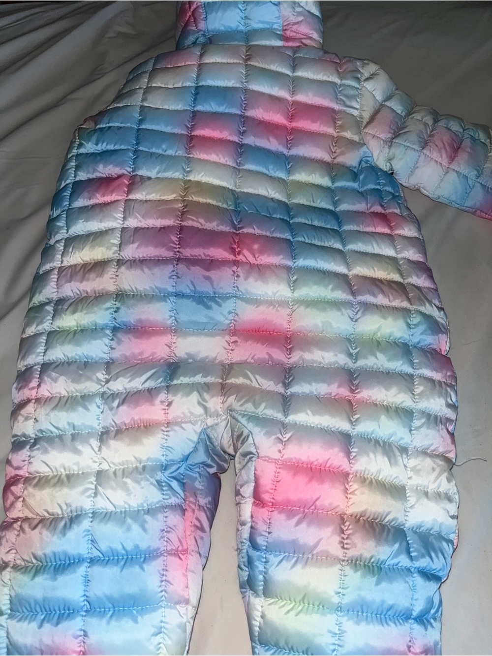 Snozu Pastel Rainbow Quilted Baby Puffer